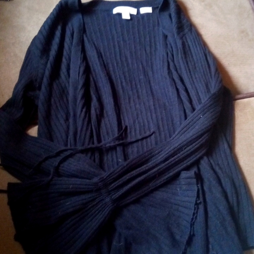 Lauren Conrad black batwing sleeve cardigan